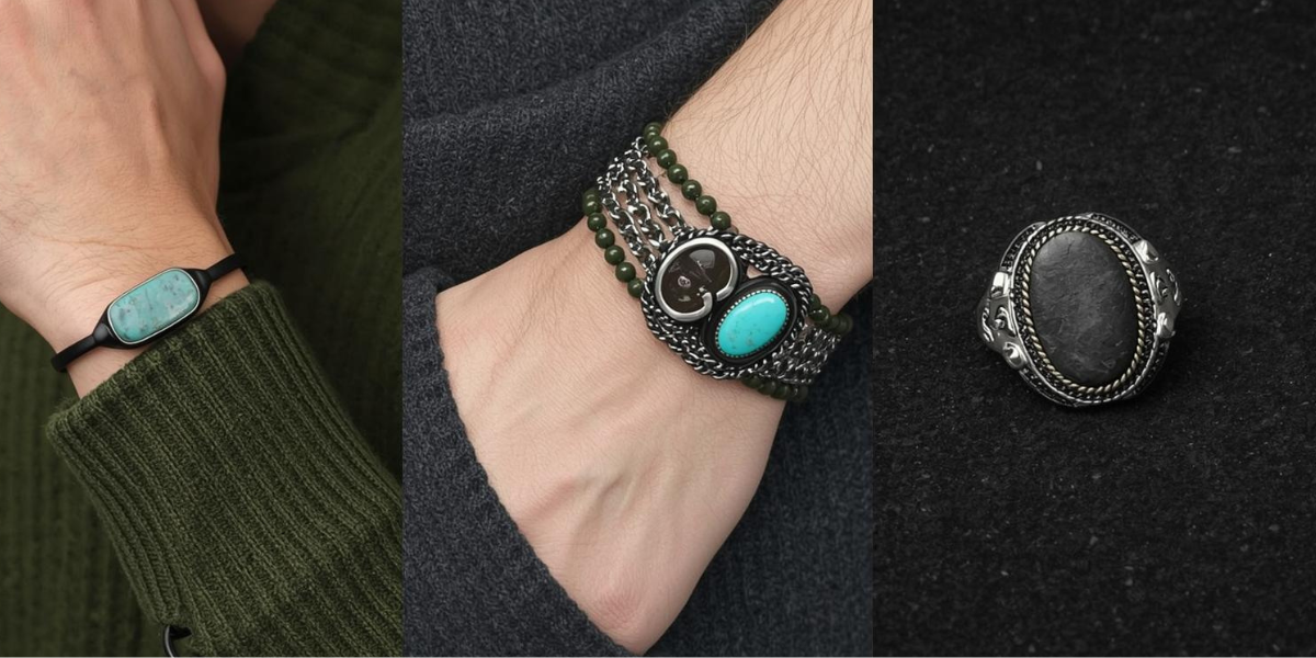 Bijoux en Pierre Naturelle : Les Tendances pour Hommes en 2025