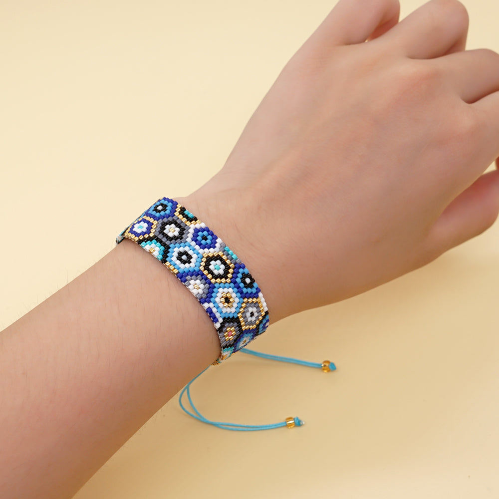 Bracelet brésilien en perles Miyuki - Eclat de Pierre
