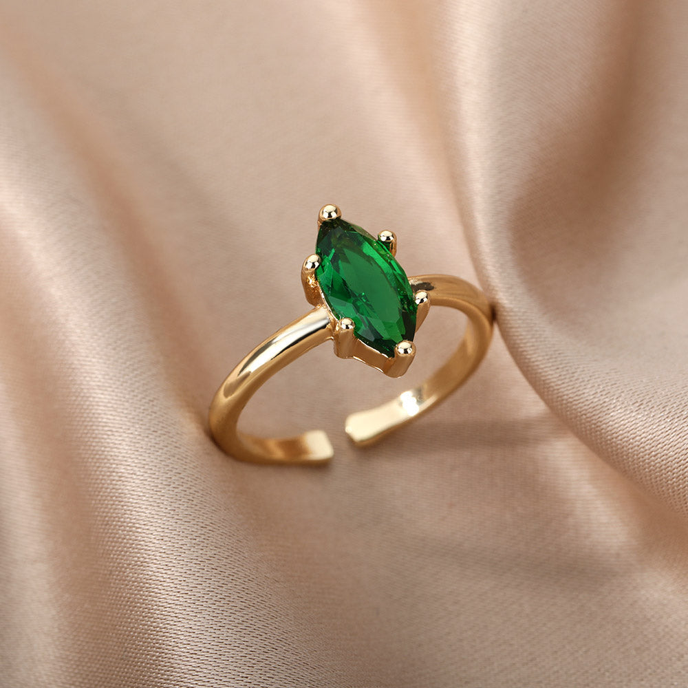 Bague en pierre naturelle en zircon elegante - Eclat de Pierre