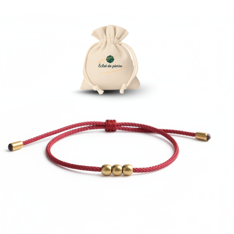 Bracelet de Chance Tibétain "Perle de Cuivre"