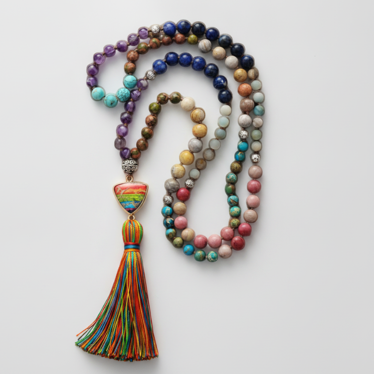 Collier Mala 7 Chakras