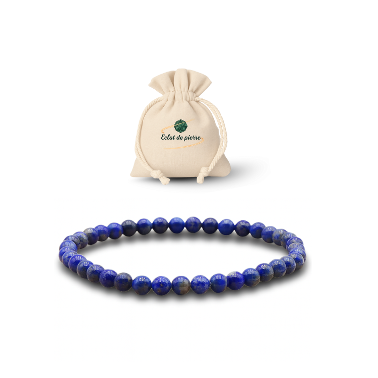 Bracelet en Lapis-Lazuli Naturel
