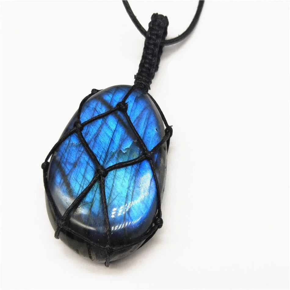 Collier Pendentif en Améthyste Naturelle
