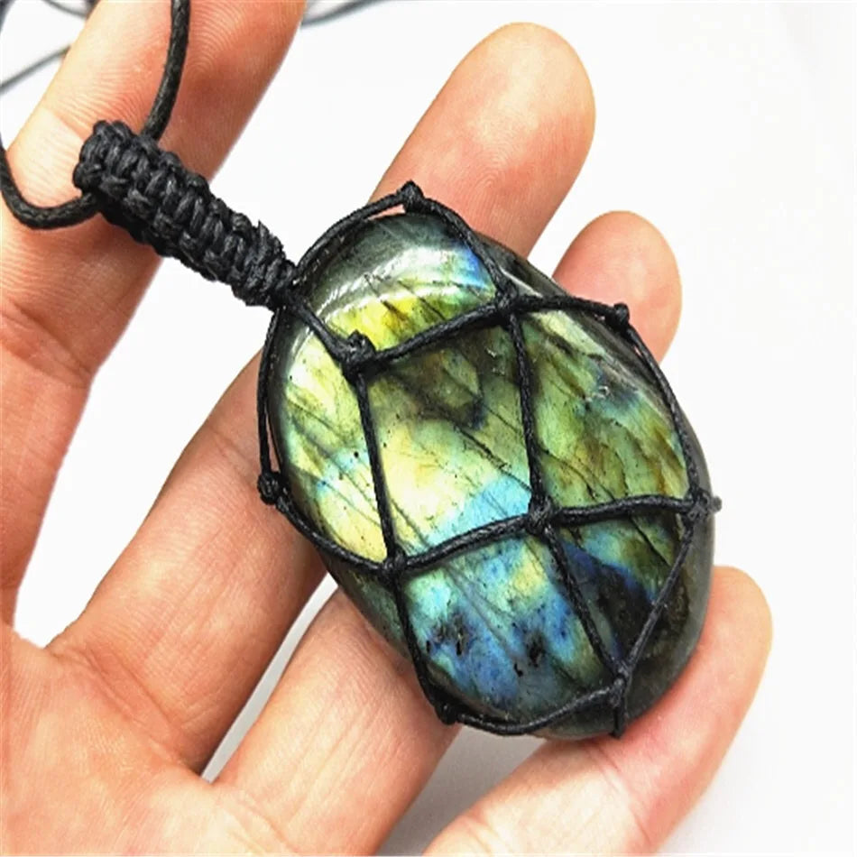 Collier Pendentif en Améthyste Naturelle
