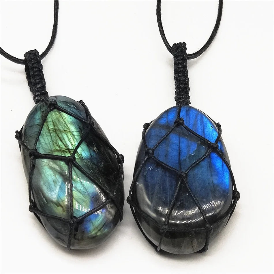 Collier Pendentif en Améthyste Naturelle