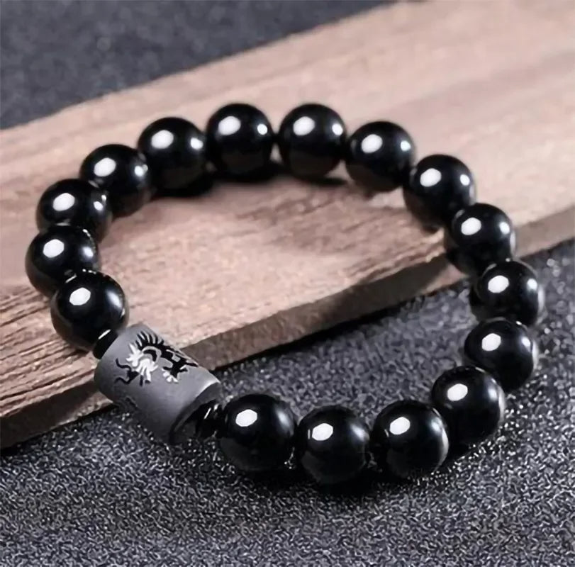 Bracelet en perles de tourmaline de style ethnique