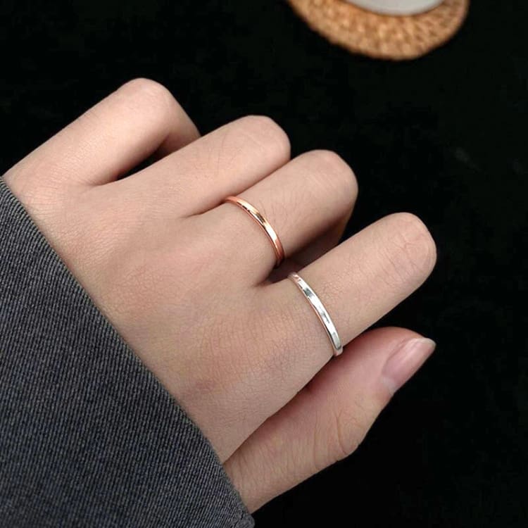 Anneau ajustable du souvenir en argent sterling 925 - Eclat de Pierre