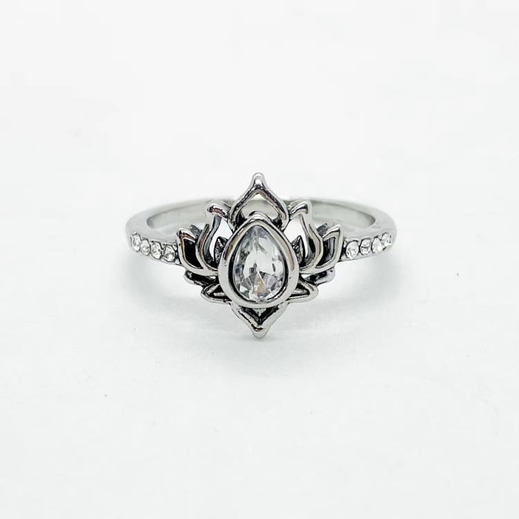 Bague de l'Epanouissement de la Fleur de Lotus - Eclat de Pierre