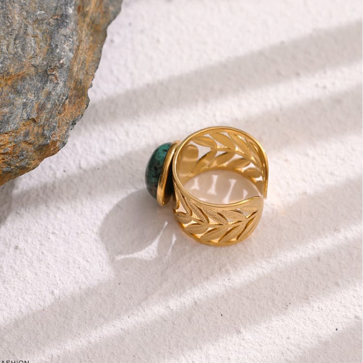 Bague en Agate Mousse - Eclat de Pierre