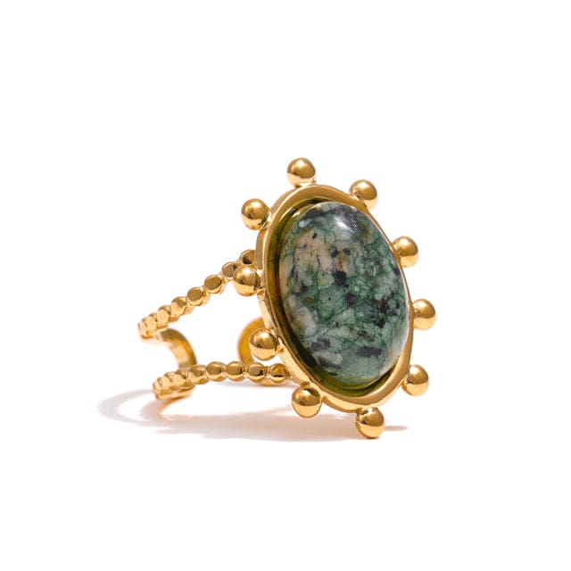 Bague en Agate Mousse - Eclat de Pierre
