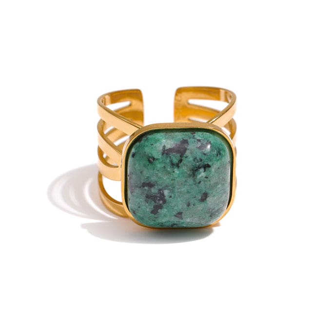 Bague en Agate Mousse - Eclat de Pierre