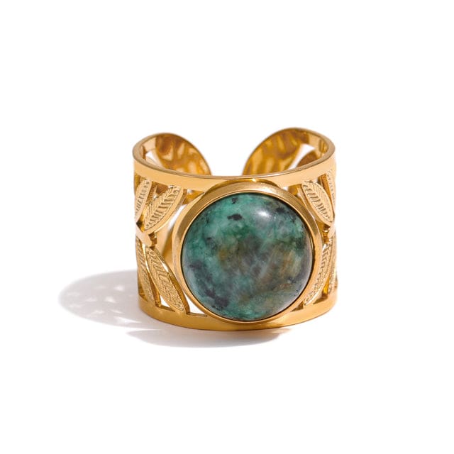 Bague en Agate Mousse - Eclat de Pierre