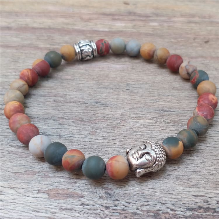 Bracelet bouddhiste tibétain avec perles zen - Eclat de Pierre