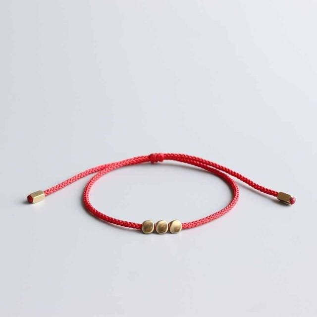 Bracelet de Chance Tibétain "Perle de Cuivre" - Eclat de Pierre