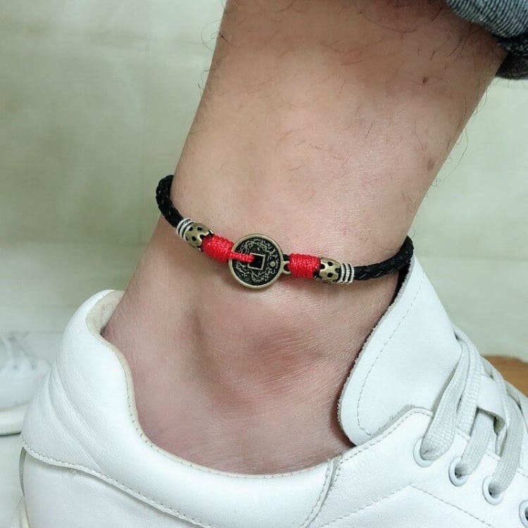 Bracelet de cheville "bonne aventure" Tibétains - Eclat de Pierre