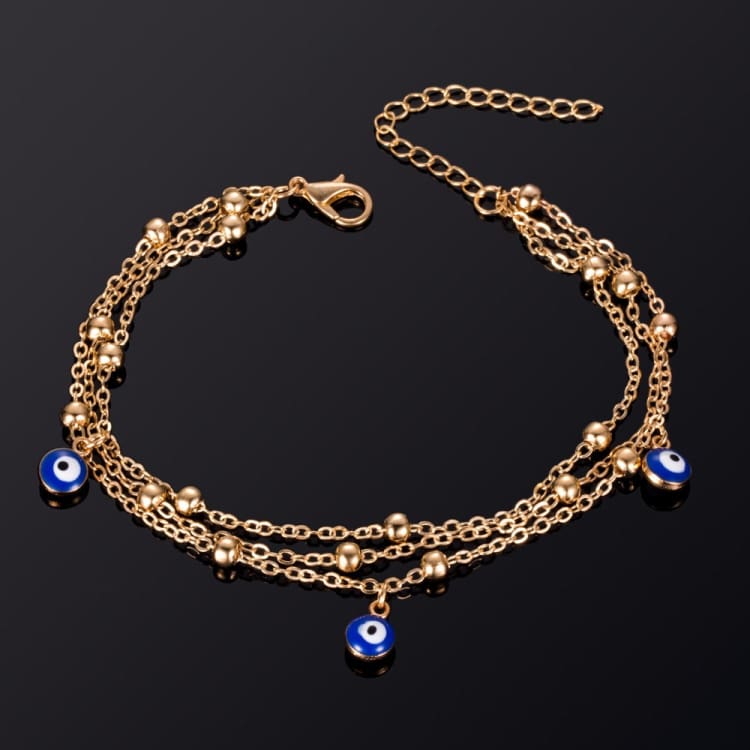 Bracelet de cheville du Nazar Boncuk