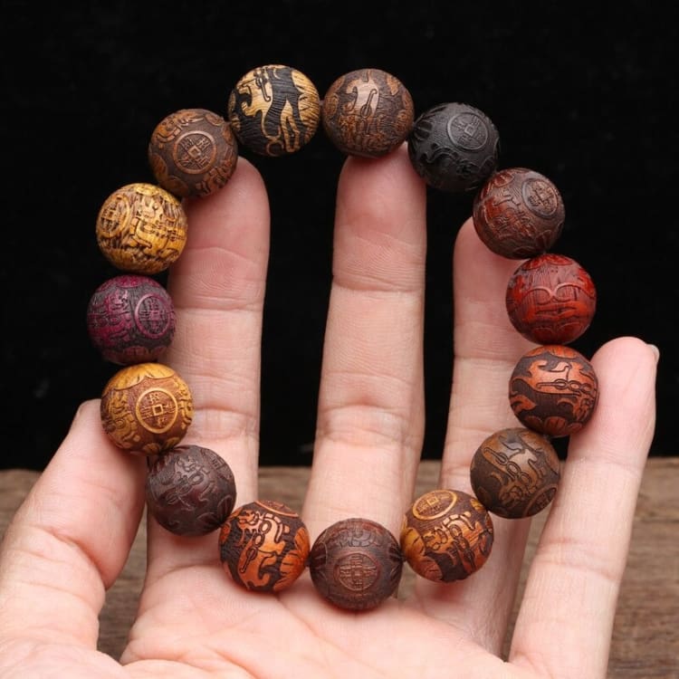Bracelet des ancêtres en bois - Eclat de Pierre