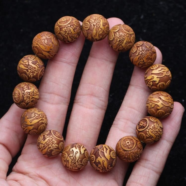 Bracelet des ancêtres en bois - Eclat de Pierre