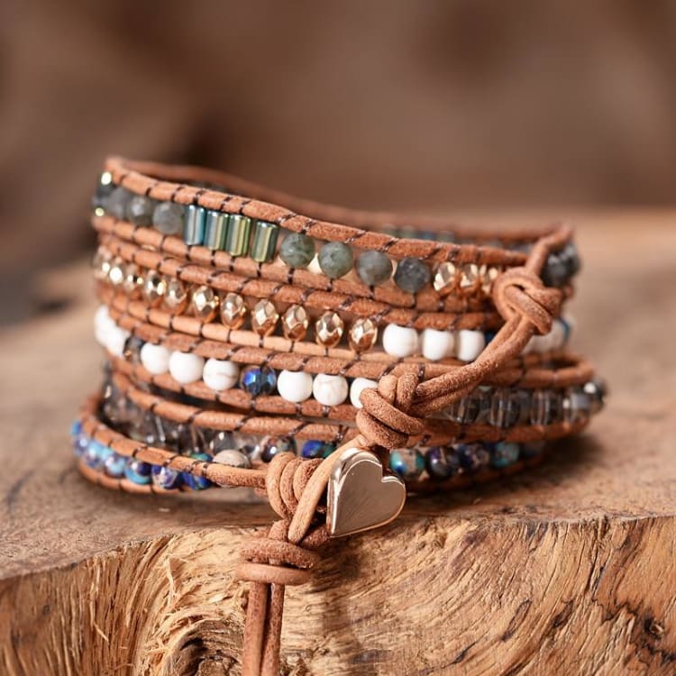 Bracelet "Coeur de Labradorite"