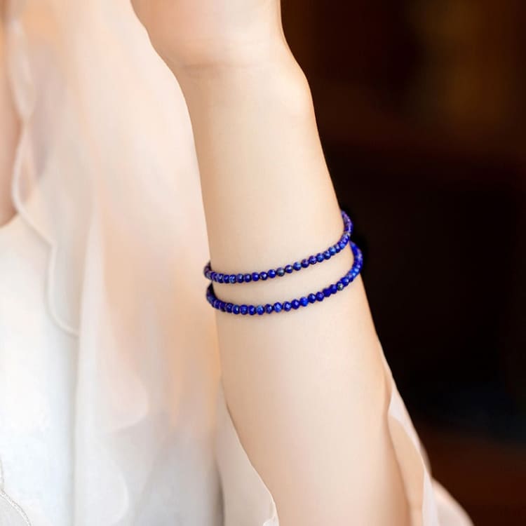 Bracelet fin en Lapis Lazuli