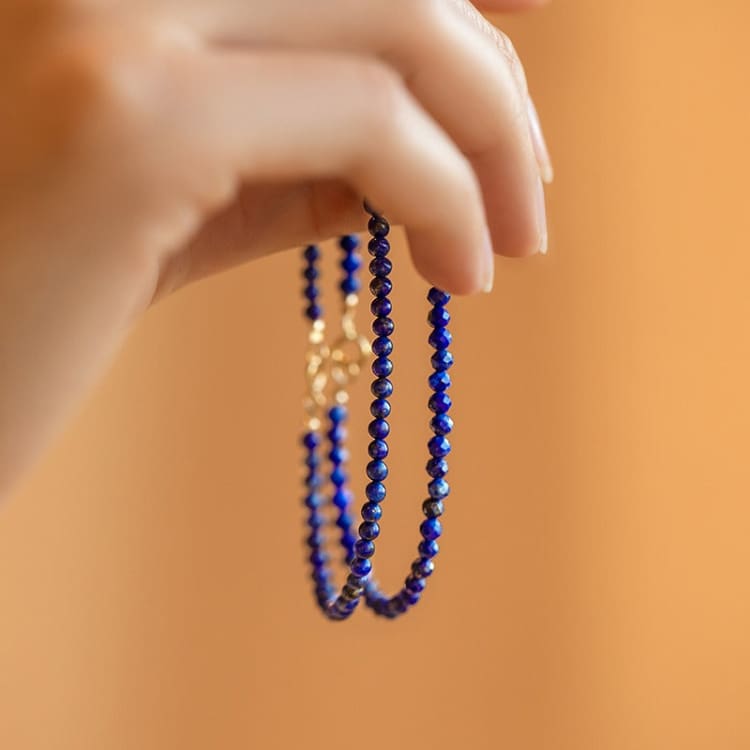 Bracelet fin en Lapis Lazuli