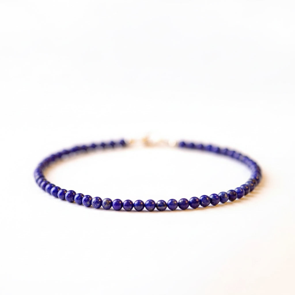 Bracelet fin en Lapis Lazuli - Eclat de Pierre