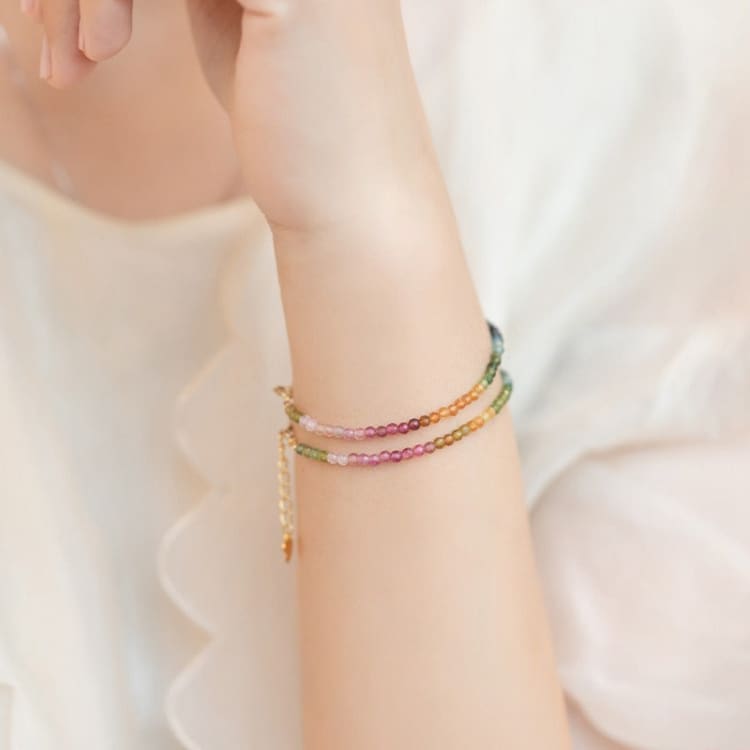 Bracelet fin en tourmaline