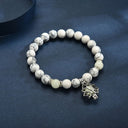 Bracelet en Howlite - Eclat de Pierre