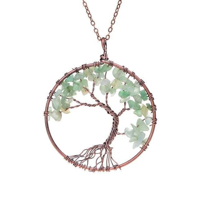 Collier Arbre de vie 7 Chakras