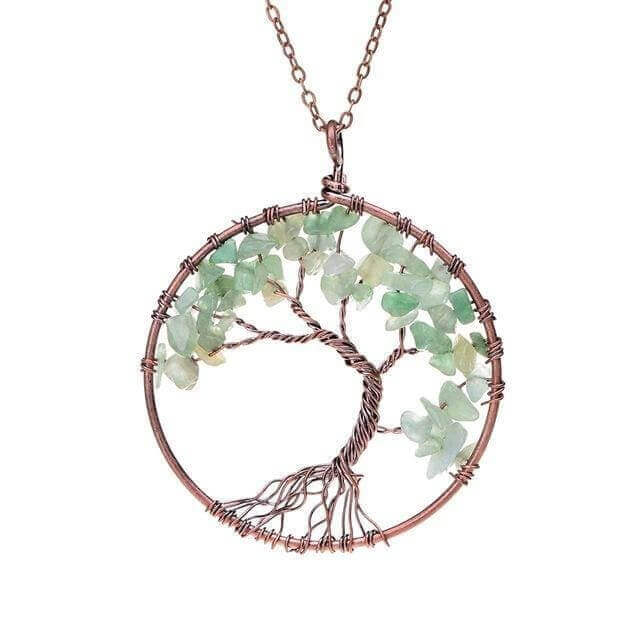 Collier Arbre de vie 7 Chakras - Eclat de Pierre