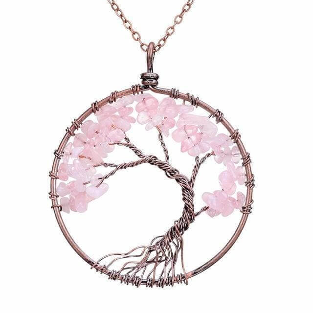 Collier Arbre de vie 7 Chakras - Eclat de Pierre