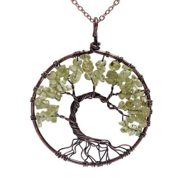 Collier Arbre de vie 7 Chakras - Eclat de Pierre