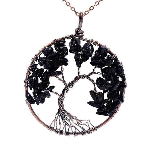 Collier Arbre de vie 7 Chakras - Eclat de Pierre