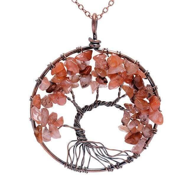 Collier Arbre de vie 7 Chakras - Eclat de Pierre