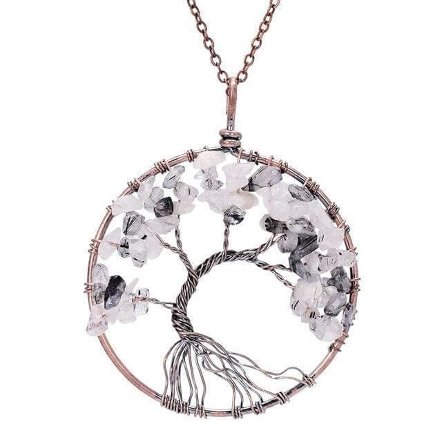 Collier Arbre de vie 7 Chakras - Eclat de Pierre