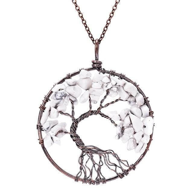 Collier Arbre de vie 7 Chakras - Eclat de Pierre