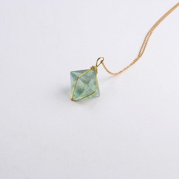 Collier de l'Alignement en Fluorite verte