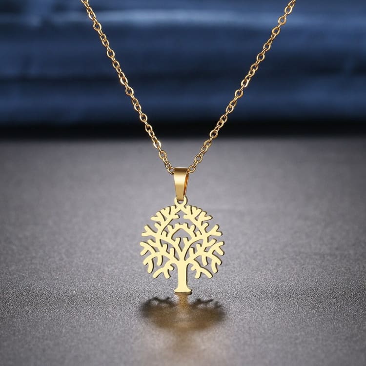 Collier 'Famille' orné d'un Arbre de Vie