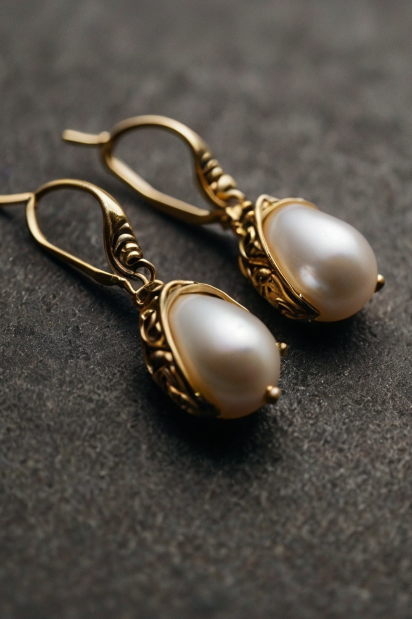 Boucles d'Oreilles avec Perle