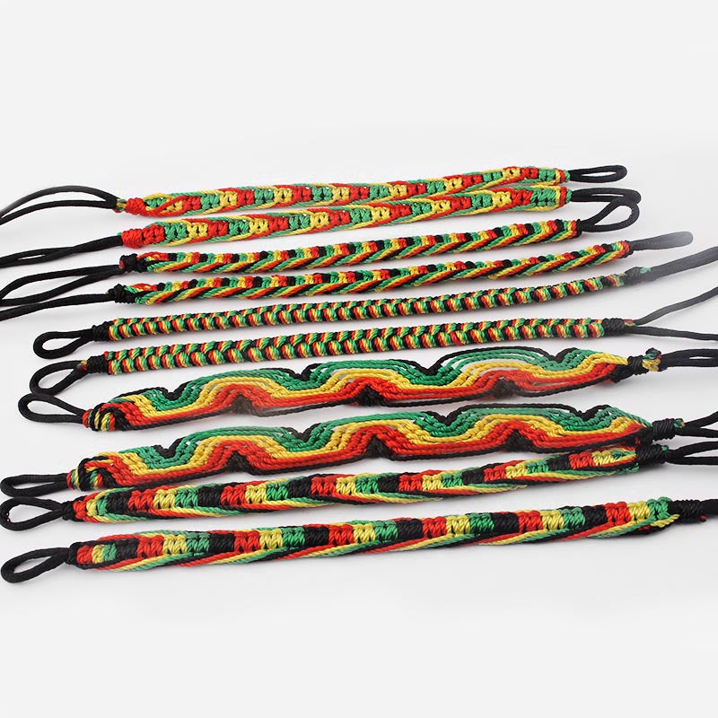 Bracelets brésiliens mixtes Rasta