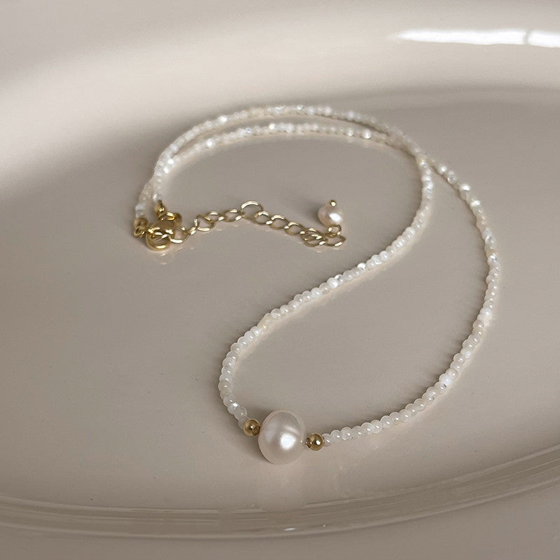 Collier en perles d'eau douce