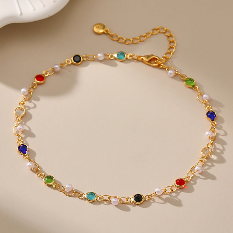 Bracelet de cheville style ethnique