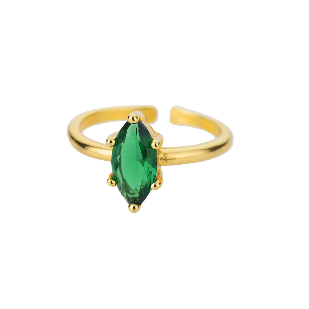 Bague en pierre naturelle en zircon elegante