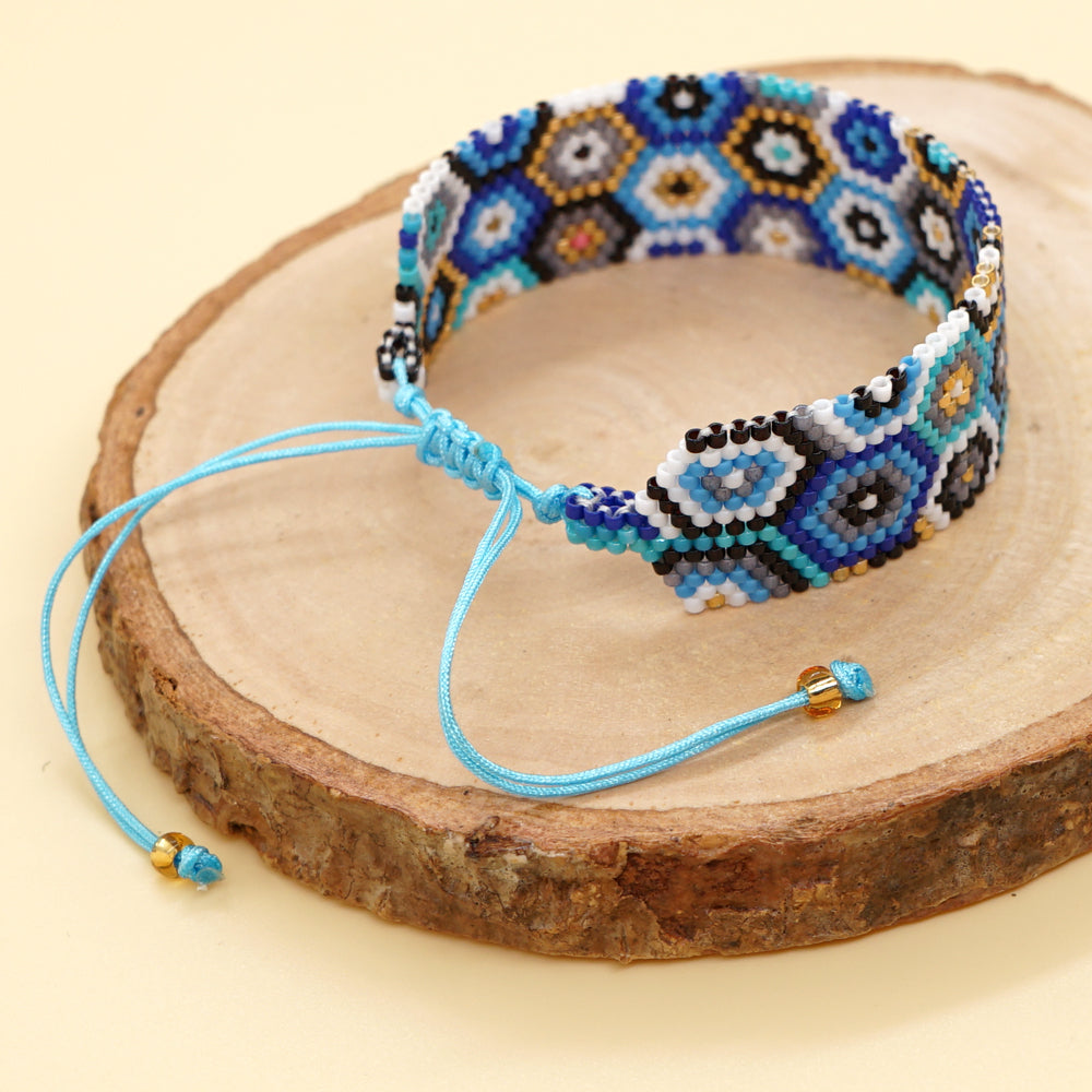 Bouchon D'oreille En Bois De Coco Sculpté à La Main - Modèle Tribal Unique évasé, Couleur Brun Rouge Et Noir, Sans Nickel