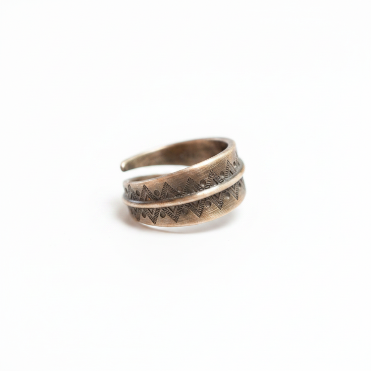 Anneau Lakota en Argent Sterling
