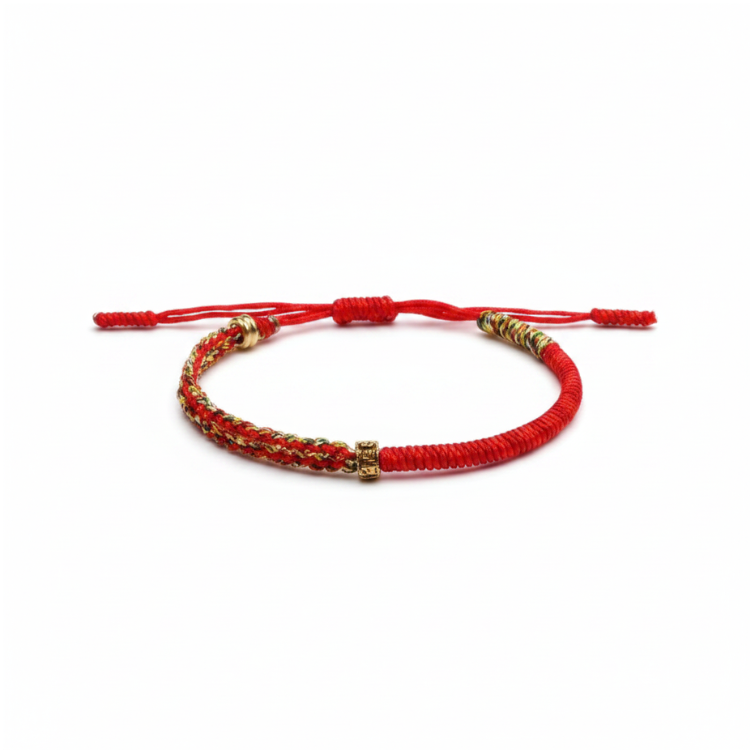 Bracelet_de_chance_tibetain_multicolore_rouge