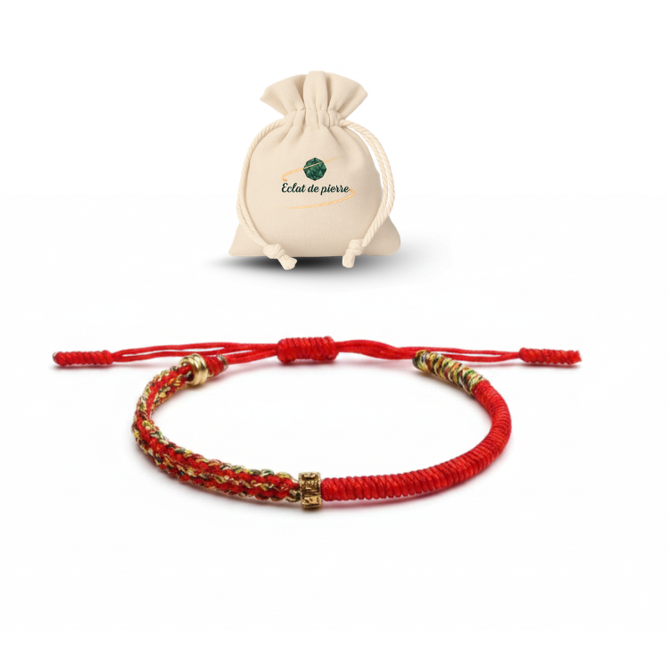 Bracelet de chance tibétain multicolore