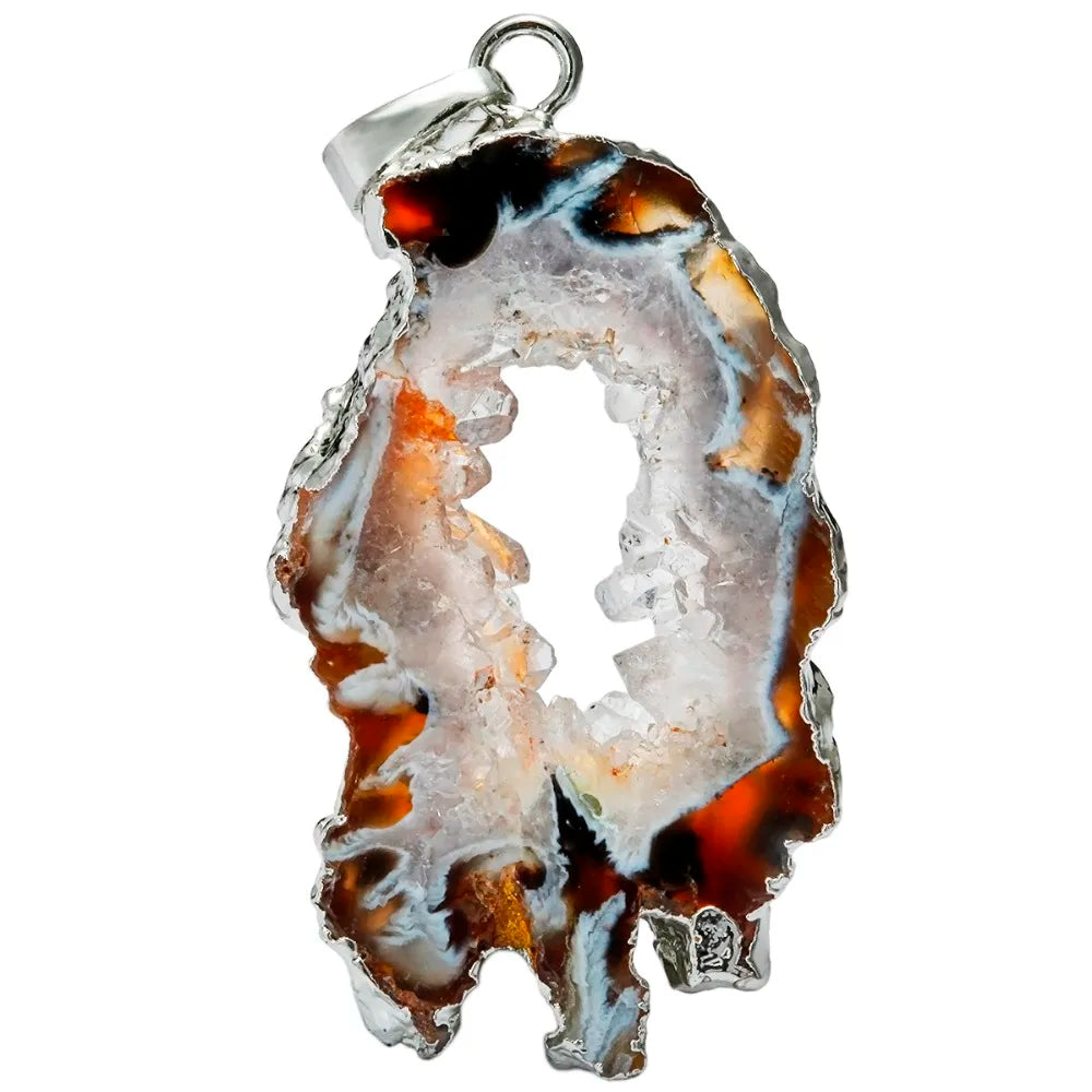 Pendentif Géode en Agate