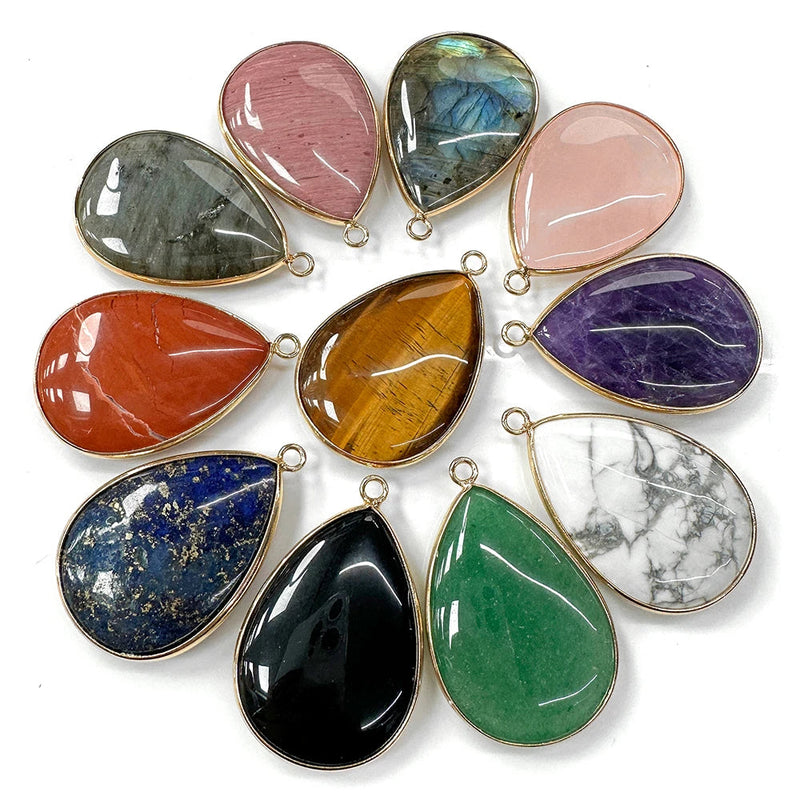 Pendentif en Labradorite Facettée