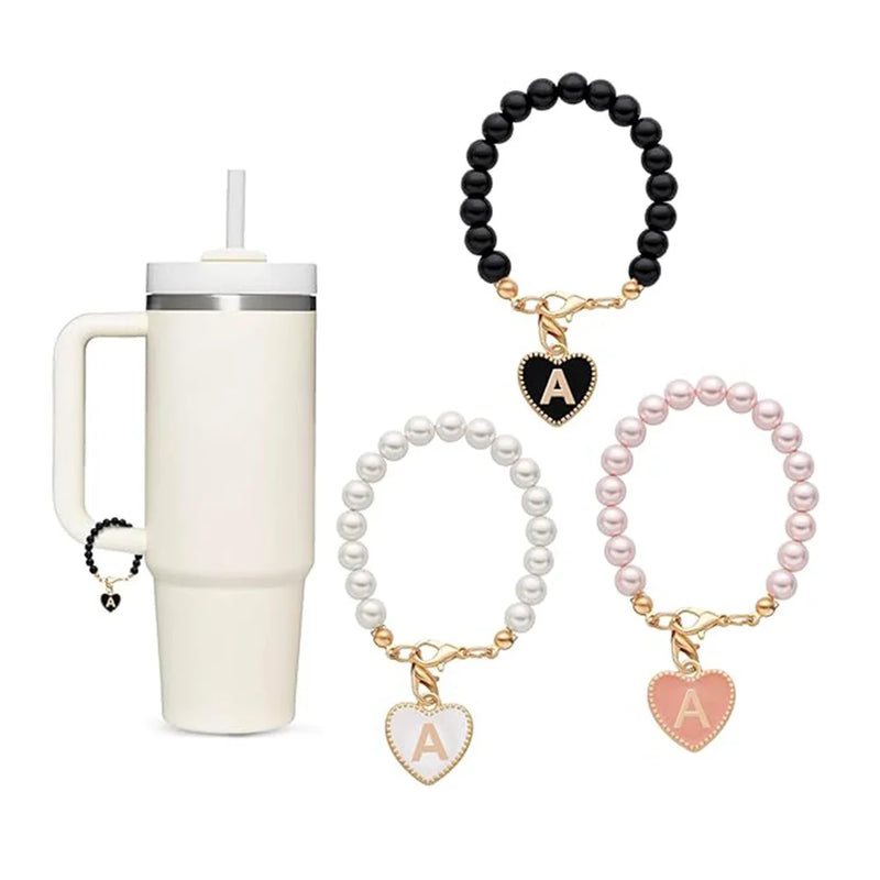 Accesssoire Personnalisée avec Breloques Initiales et Perles Naturelles – Cadeau Unique